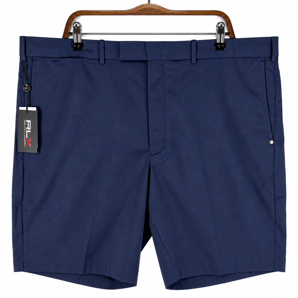 RLX Ralph Lauren Chino Performance Golf Shorts Size 42 Navy Classic Preppy